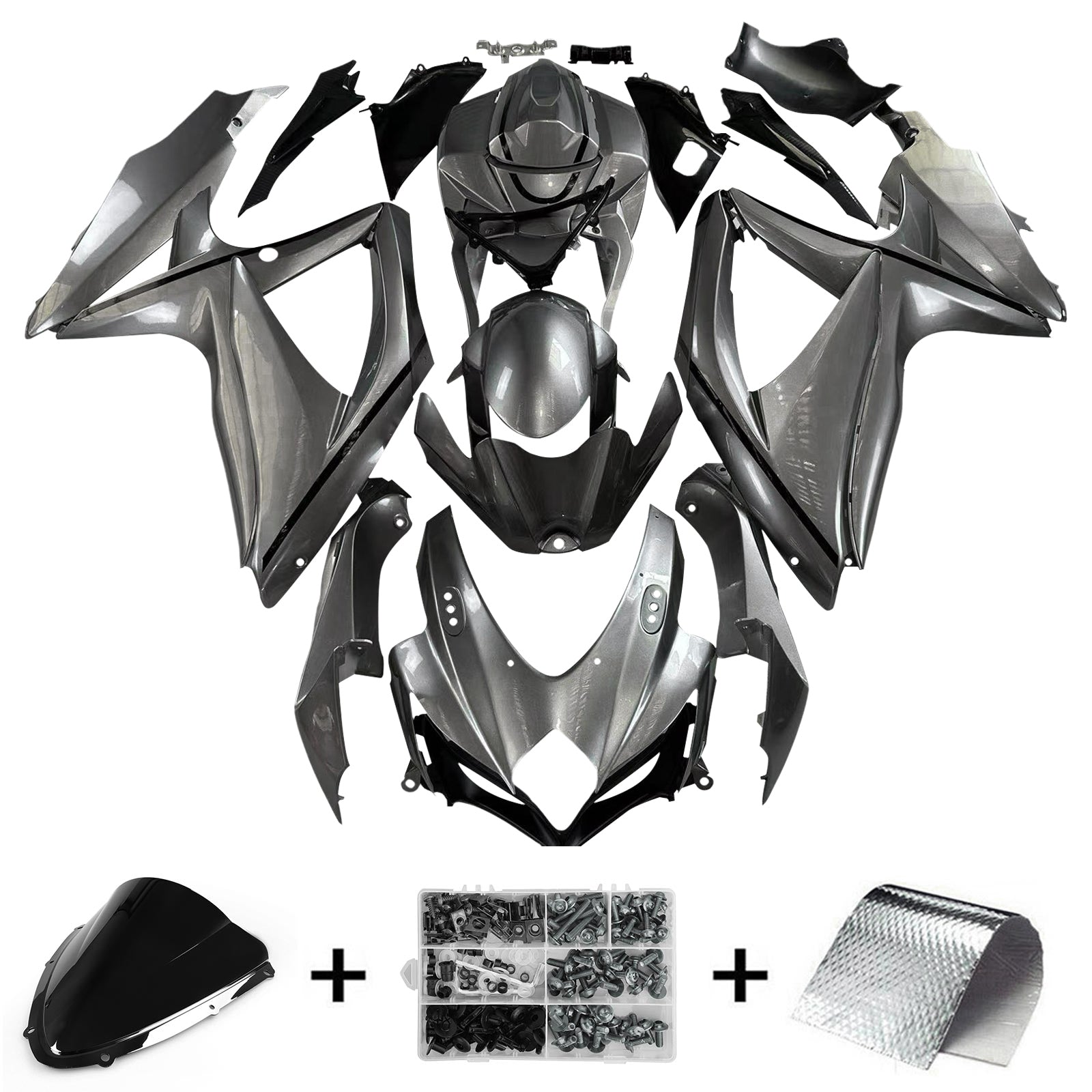 Suzuki GSXR 600/750 2008-2010 Kit Carenado Carrocería Plástico ABS K8