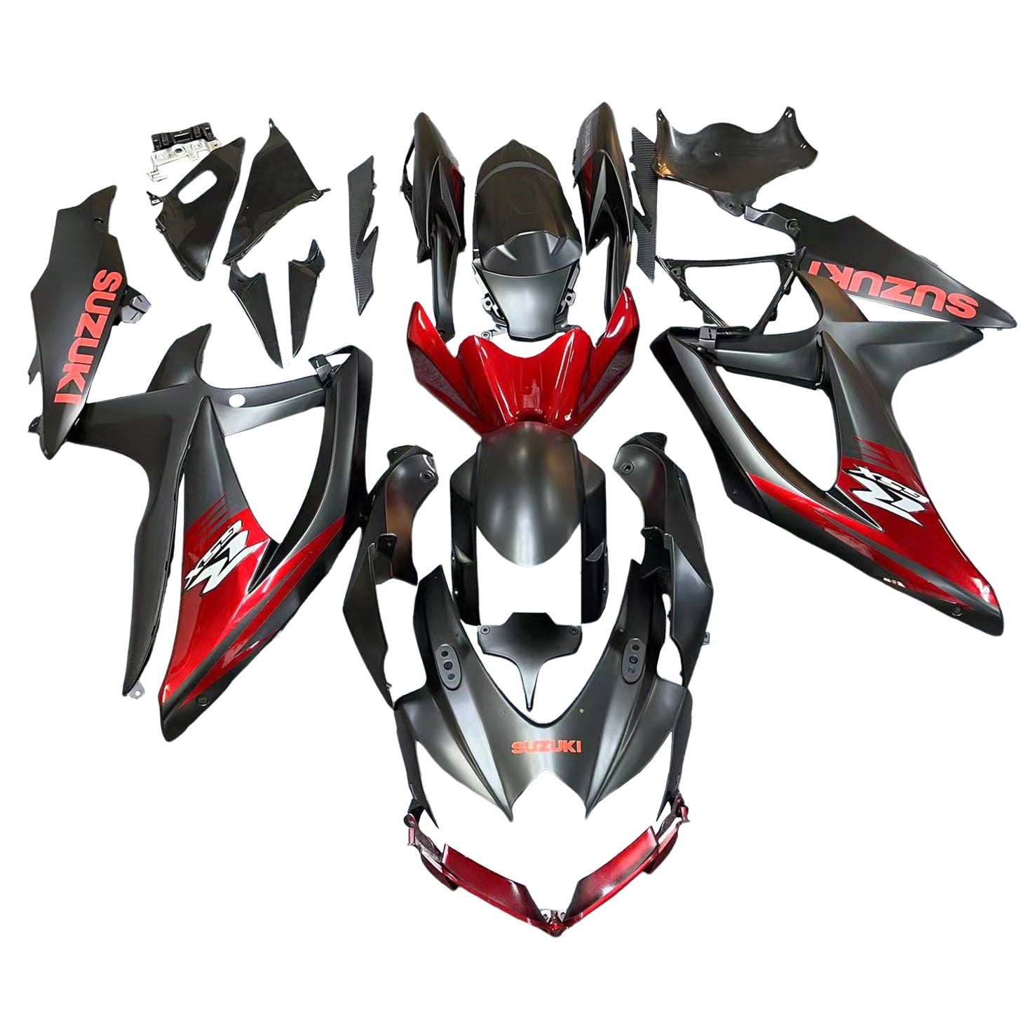 Amotopart Suzuki GSXR 600/750 2008-2010 K8 Fairing Kit Bodywork Plastic ABS