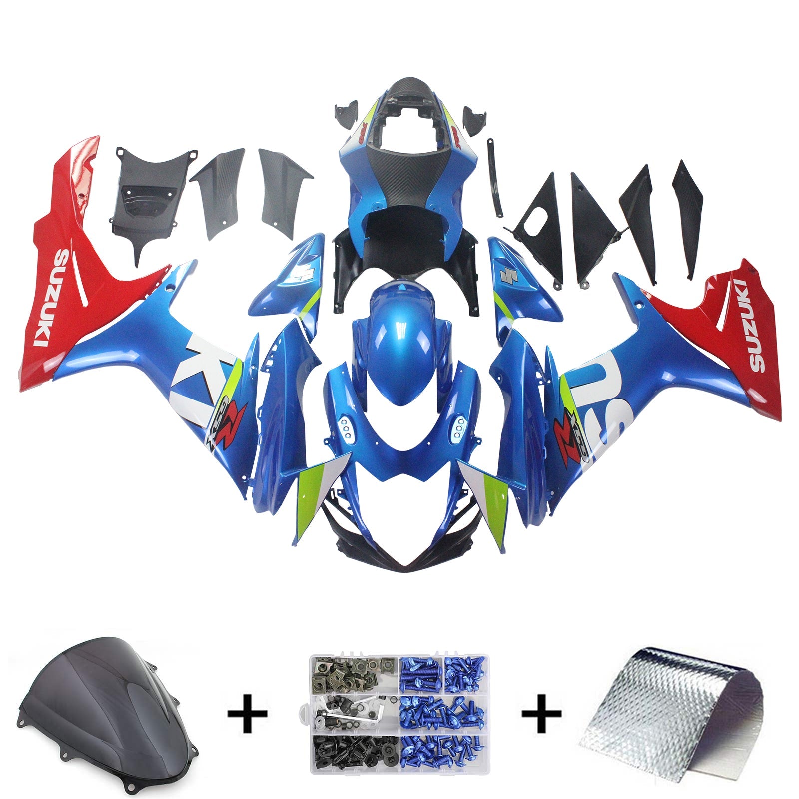 Suzuki GSXR 600/750 2011-2024 K11 Fairing Kit Bodywork Plastic ABS