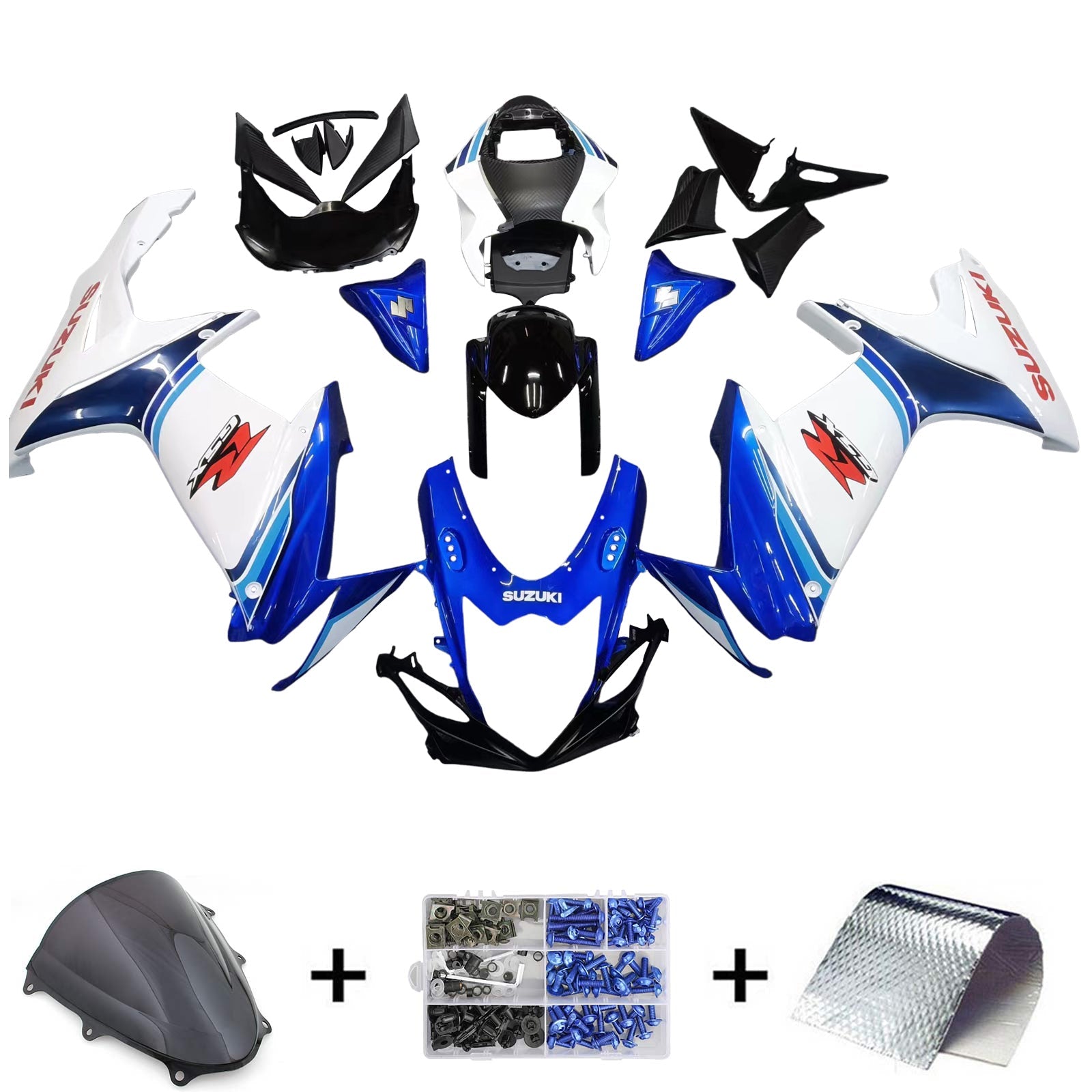 Suzuki GSXR 600/750 2011-2024 K11 Fairing Kit Bodywork Plastic ABS