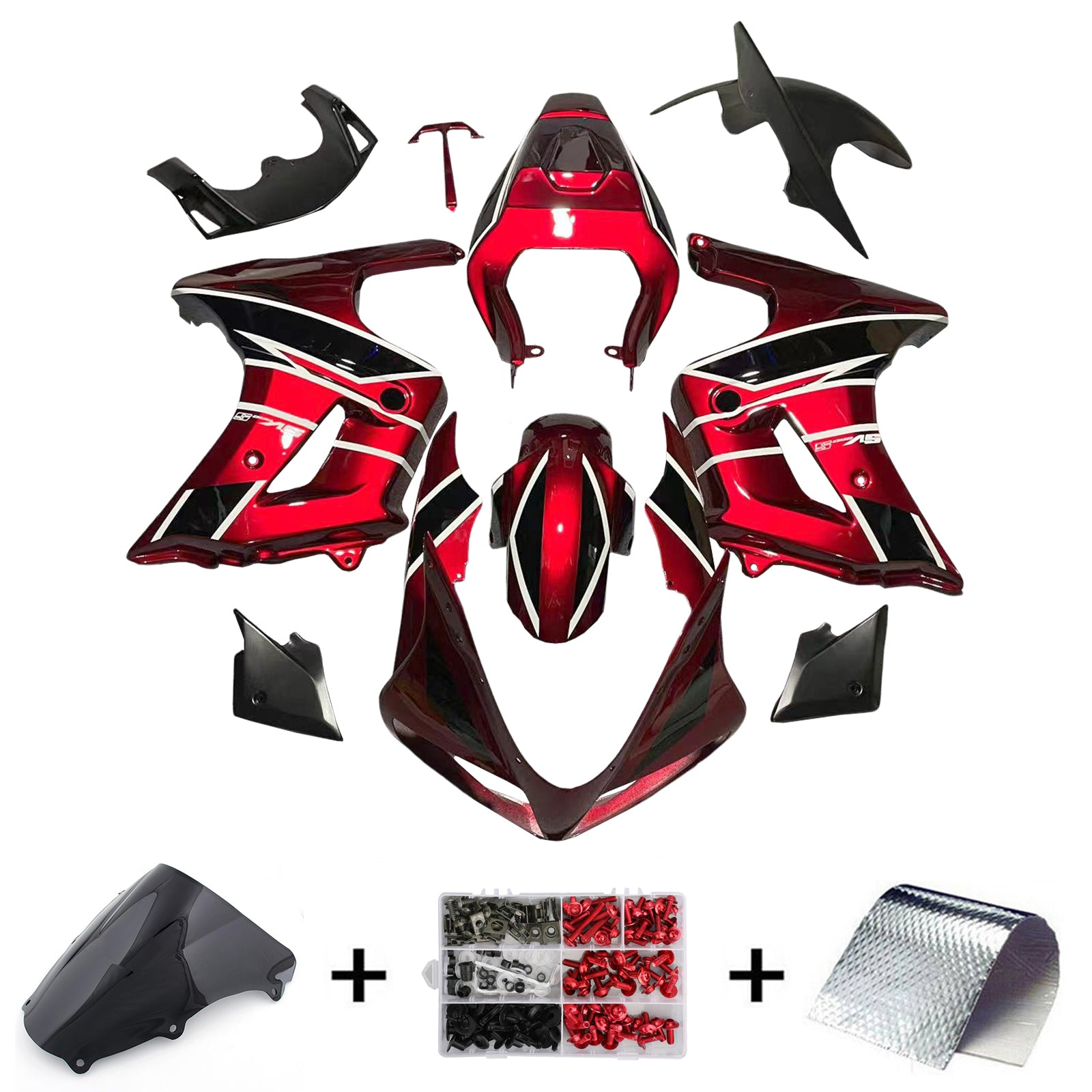 Amotopart Suzuki SV650 2003-2013 Fairing Kit Bodywork Plastic ABS