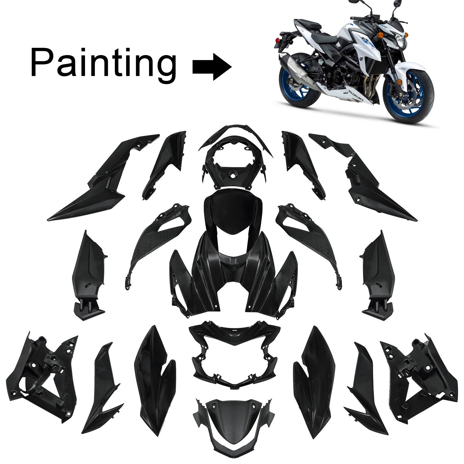 Suzuki GSX-S 750 2017-2021 Fairing Kit Bodywork Plastic ABS