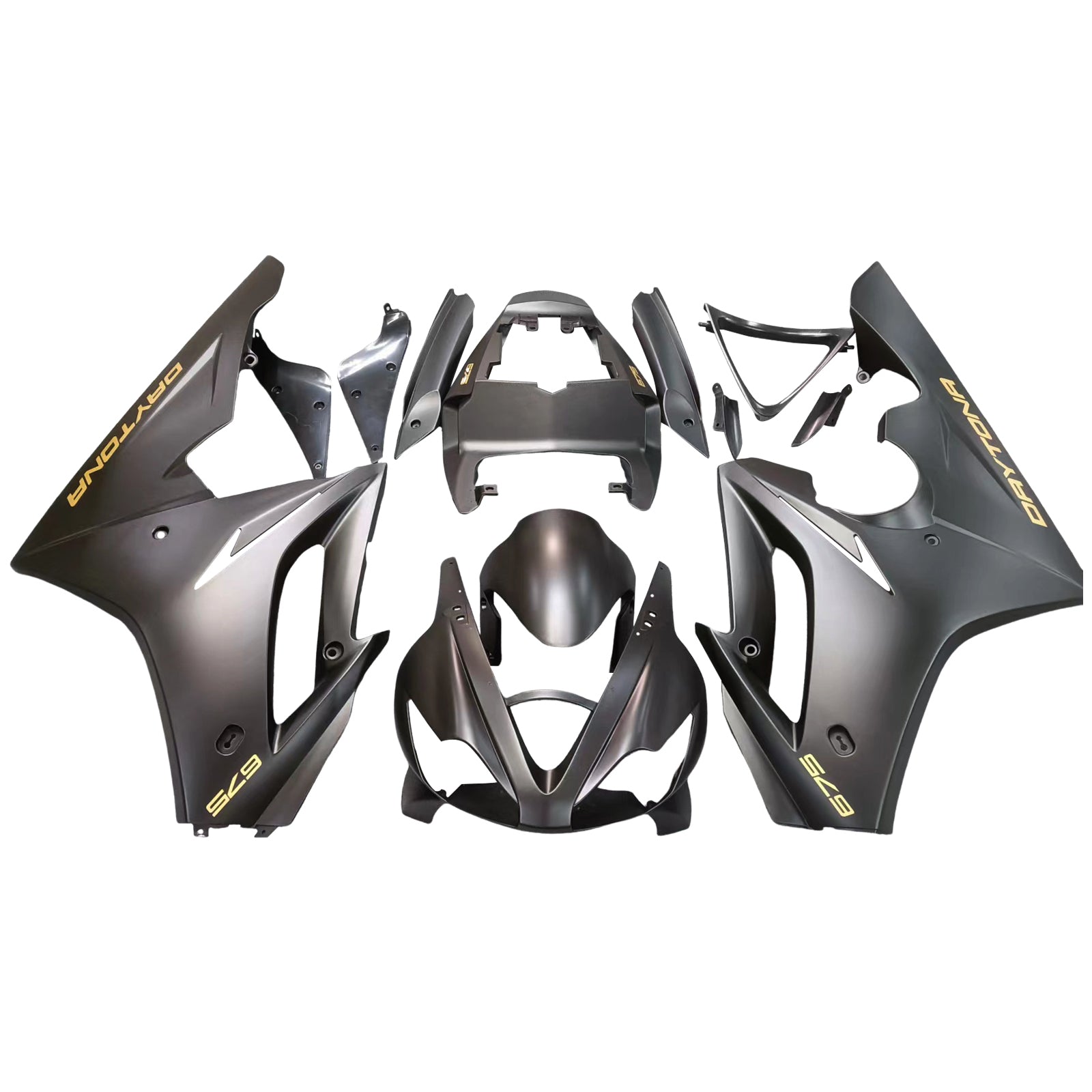 Fairings 2006-2008 Triumph Daytona 675 Black 675 Generic