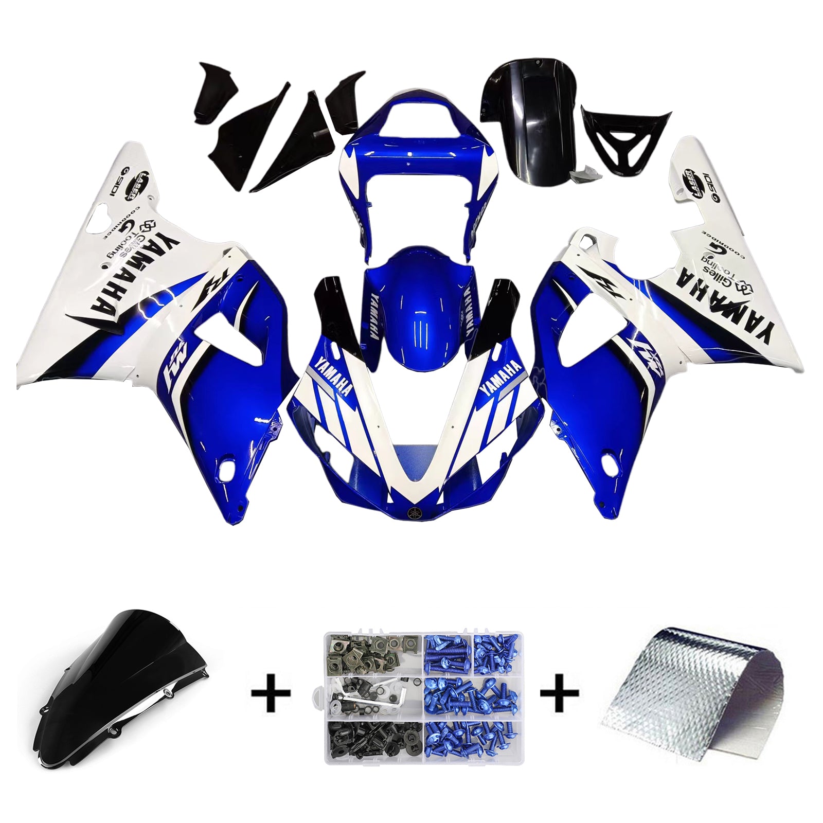 Yamaha YZF 1000 R1 2000-2001 Fairing Kit Bodywork Plastic ABS