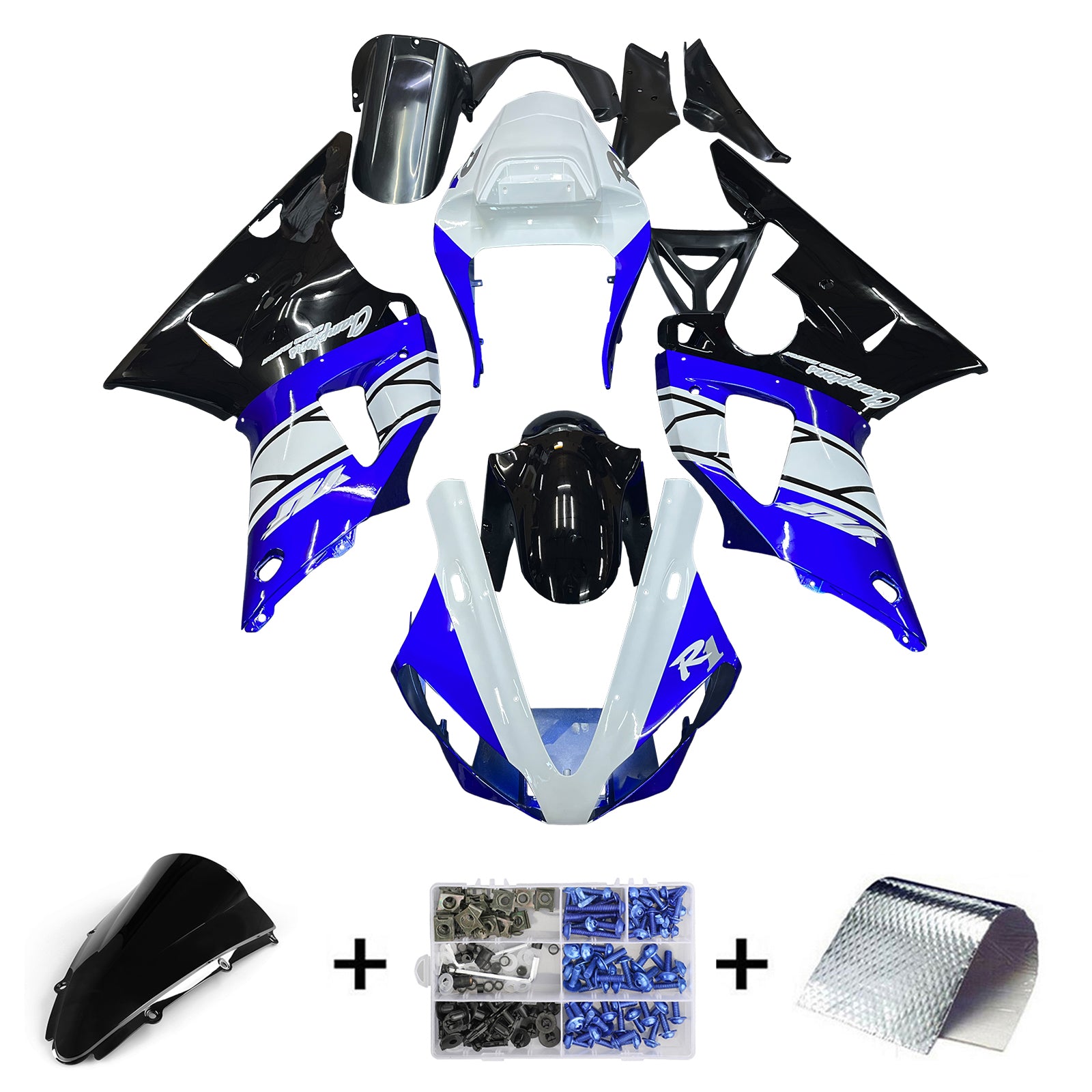 Yamaha YZF 1000 R1 2000-2001 Kit Carenado Carrocería Plástico ABS