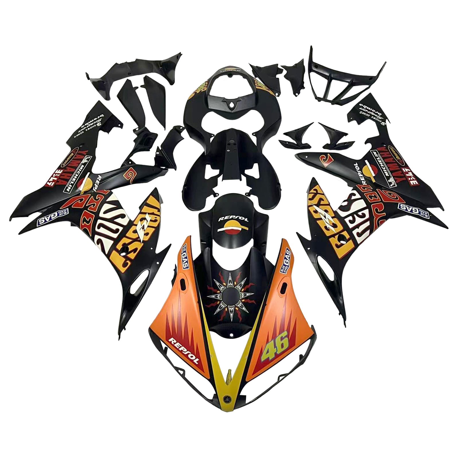 Carenados 2004-2006 Yamaha YZF-R1 Multicolor Repsol