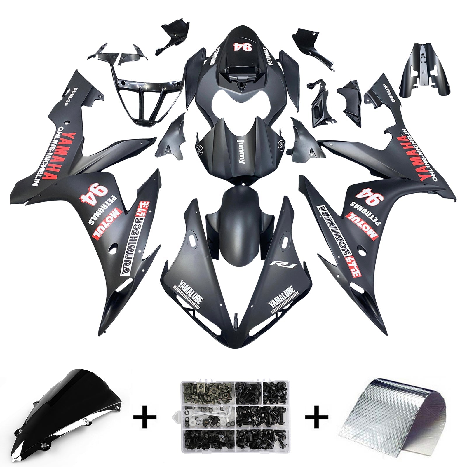 Yamaha YZF 1000 R1 2004-2006 Fairing Kit Bodywork Plastic ABS