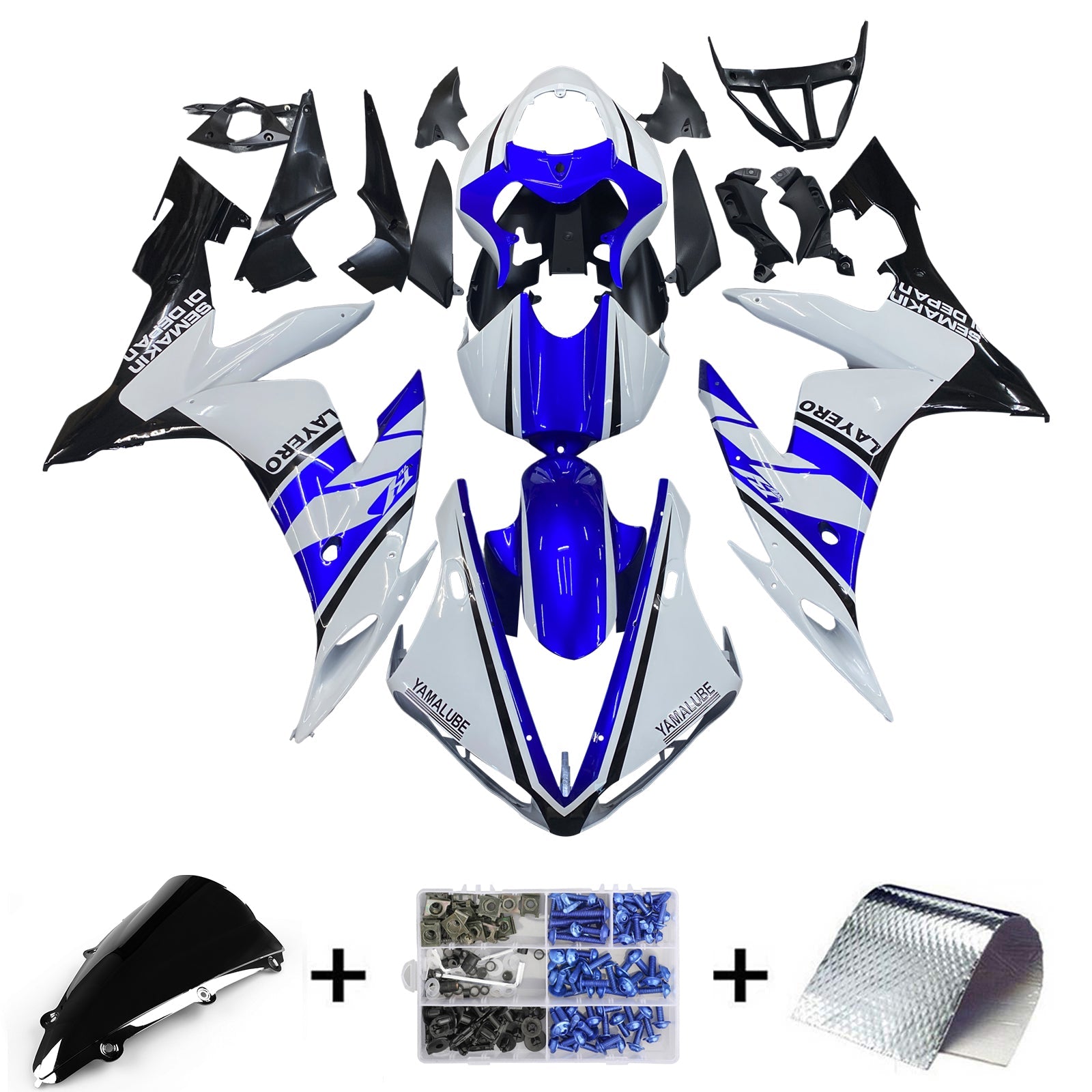 Yamaha YZF 1000 R1 2004-2006 Fairing Kit Bodywork Plastic ABS