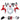 Fairings 2007-2008 Yamaha YZF-R1 White & Red R1 Generic