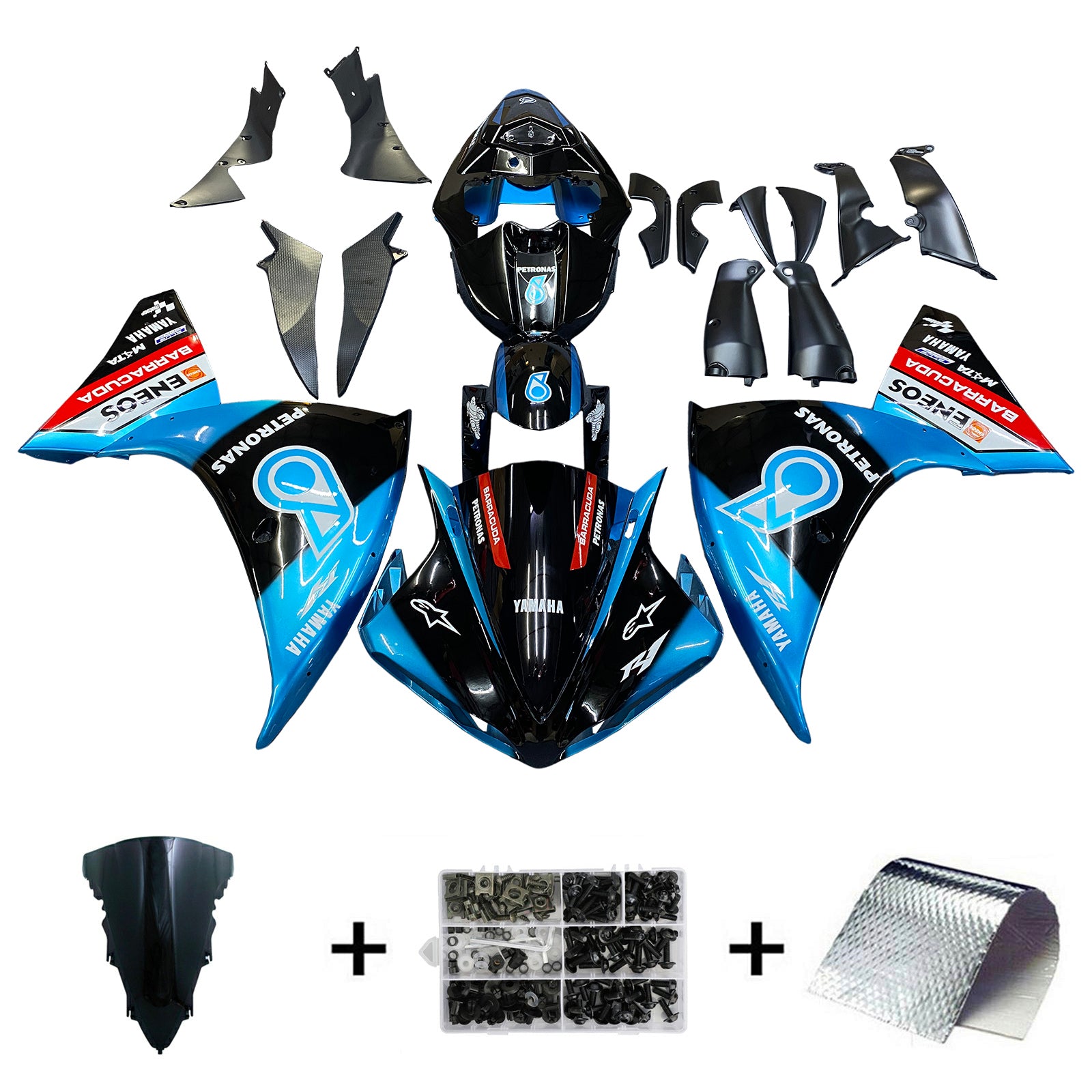 Yamaha YZF 1000 R1 2009-2011 Fairing Kit Bodywork Plastic ABS