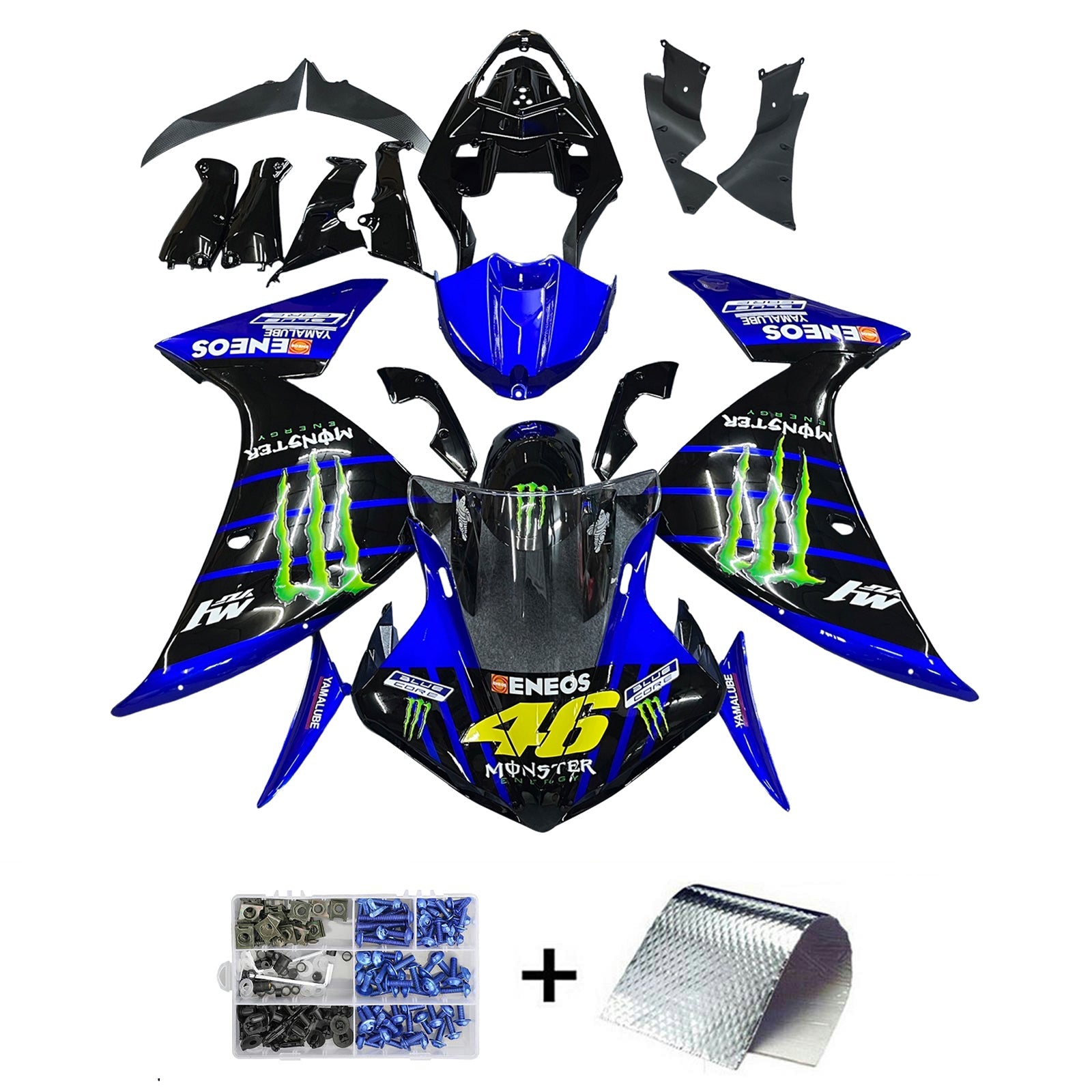 Yamaha YZF 1000 R1 2009-2011 Kit Carenado Carrocería Plástico ABS