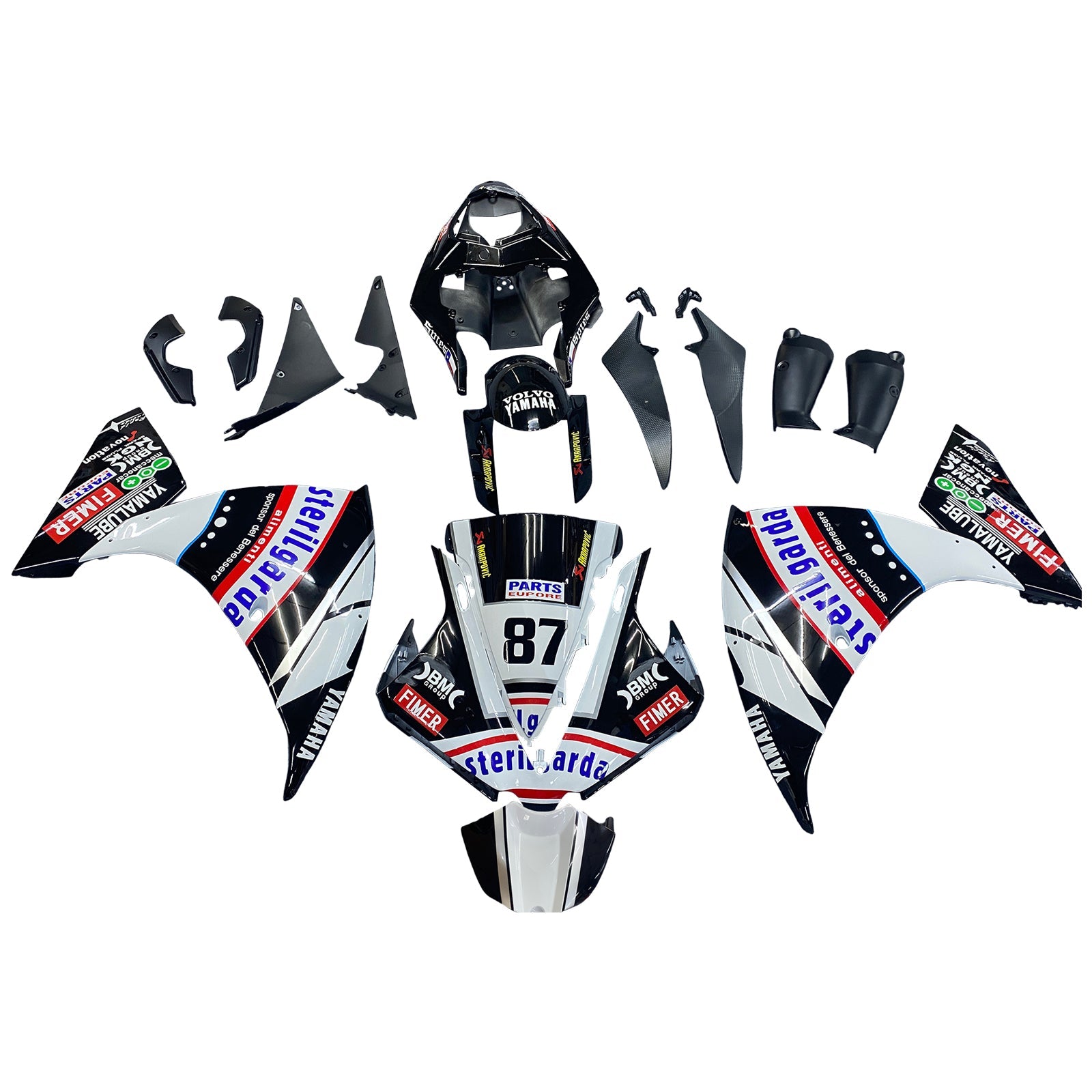 Kit de carenado para Yamaha YZF 1000 R1 2012-2014 Genérico