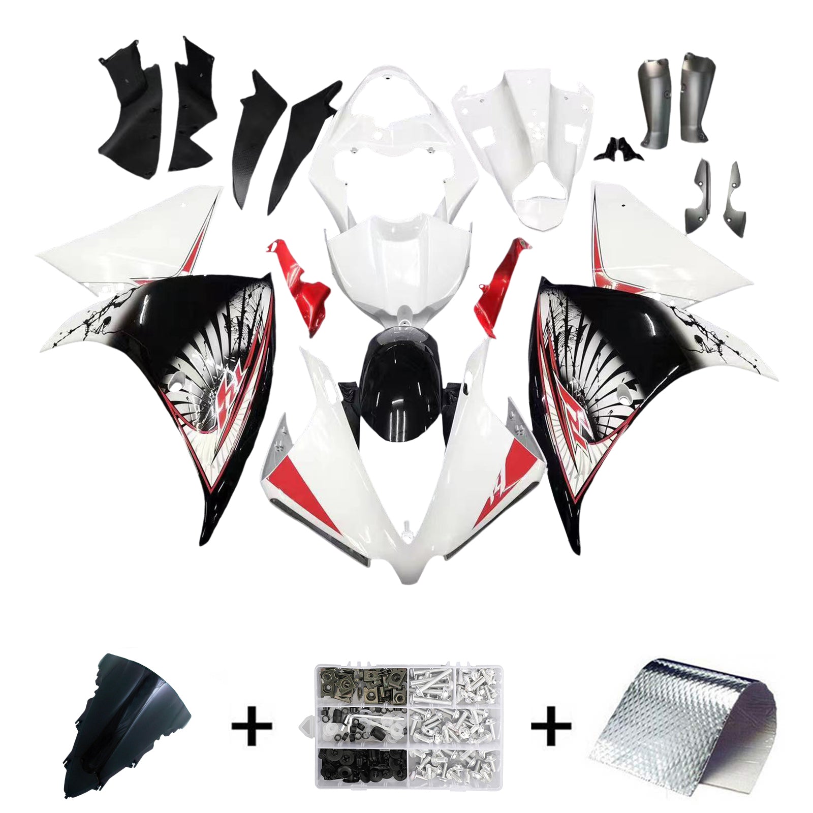 Yamaha YZF 1000 R1 2012-2014 Fairing Kit Bodywork Plastic ABS