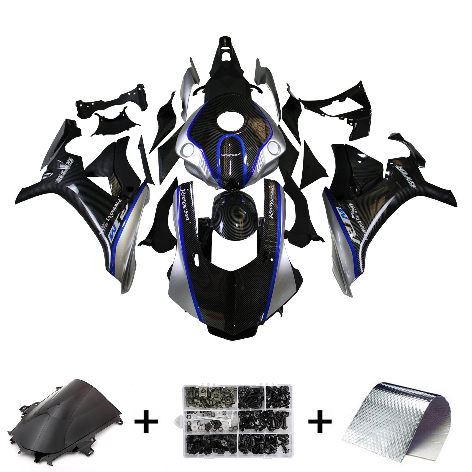 Yamaha YZF 1000 R1 2015-2019 Kit Carenado Carrocería Plástico ABS