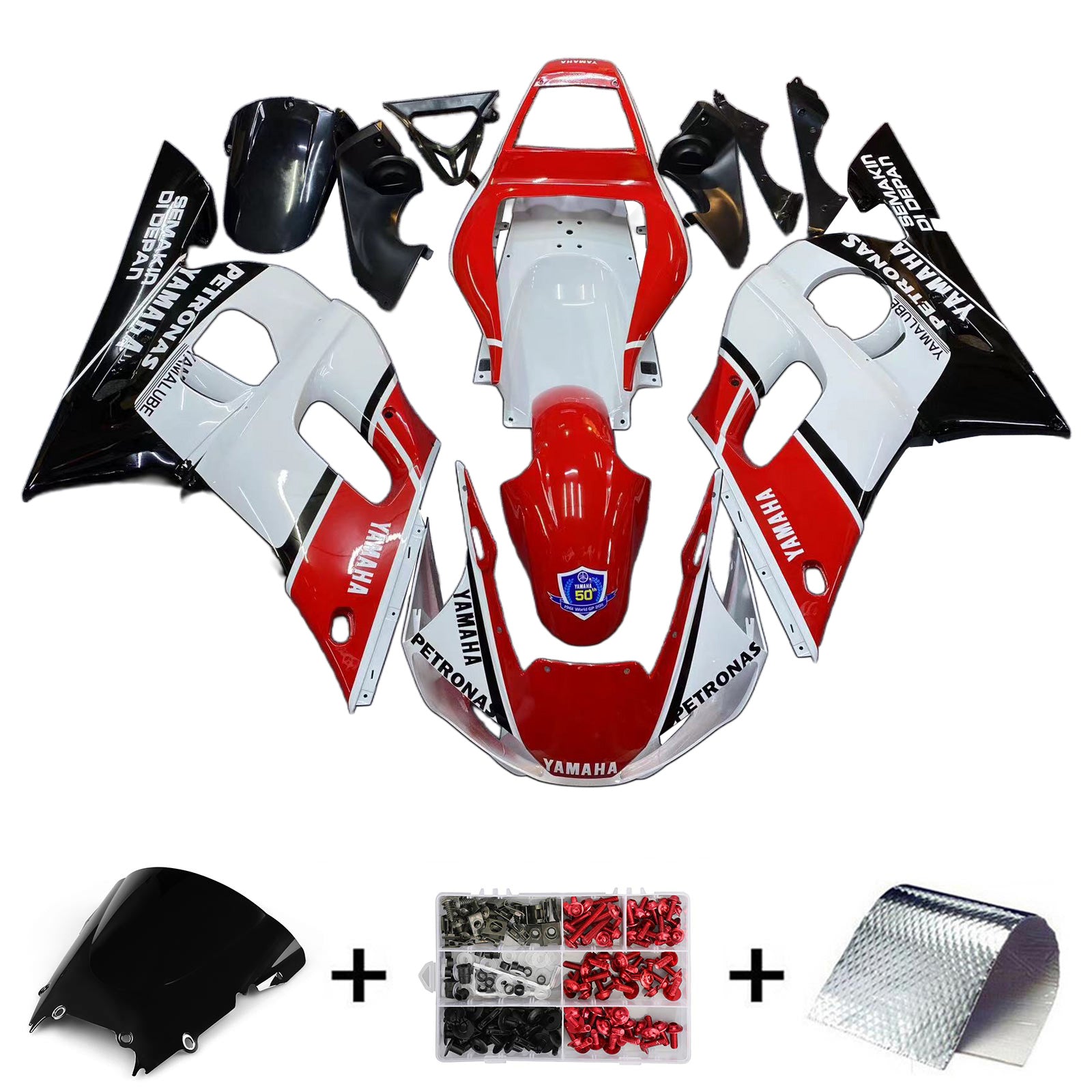 Kit de carenado para Yamaha YZF 600 R6 1998-2002 Genérico