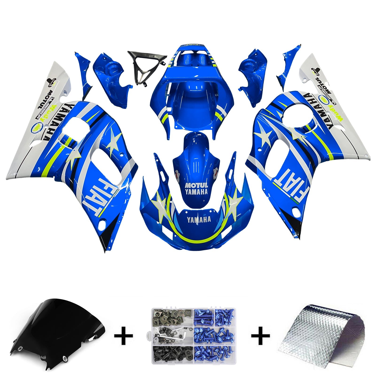 Kit de carenado para Yamaha YZF 600 R6 1998-2002 Genérico