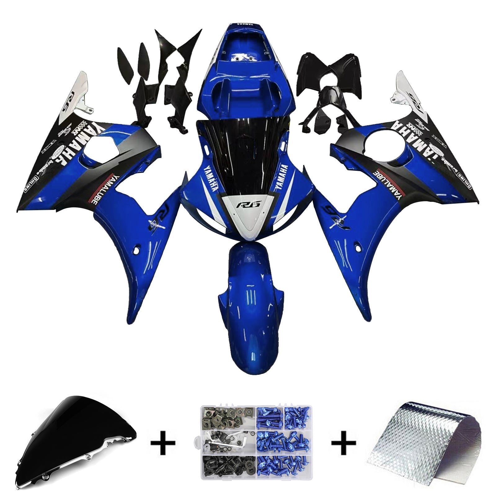 Kit de carenado para Yamaha YZF 600 R6 2003-2004 Genérico