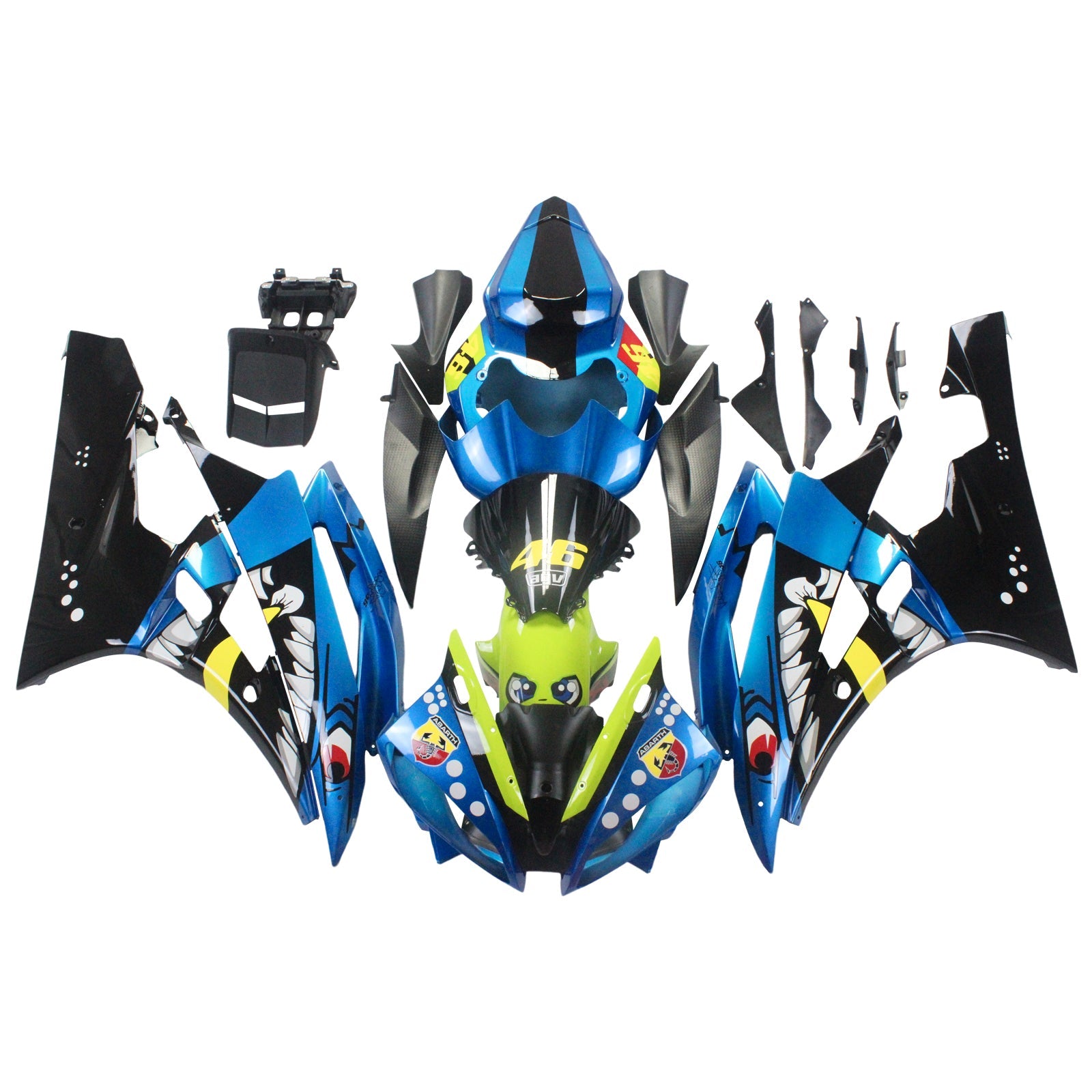 Kit de carenado para Yamaha YZF 600 R6 2006-2007 genérico