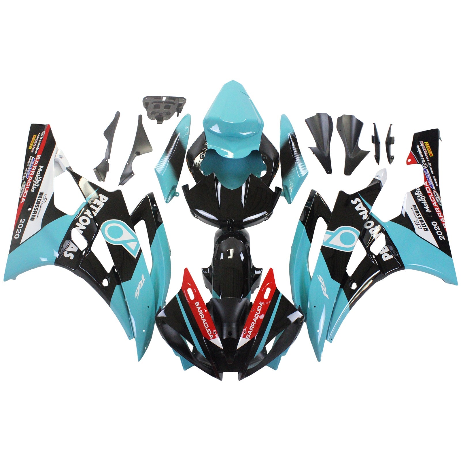 Yamaha YZF 600 R6 2006-2007 Kit Carenado Carrocería Plástico ABS