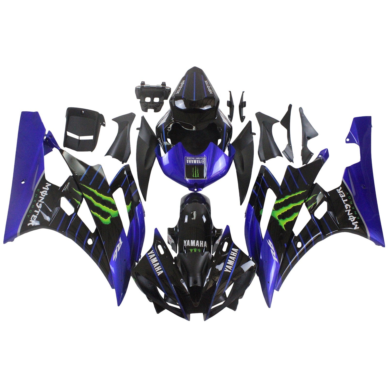 Yamaha YZF 600 R6 2006-2007 Fairing Kit Bodywork Plastic ABS