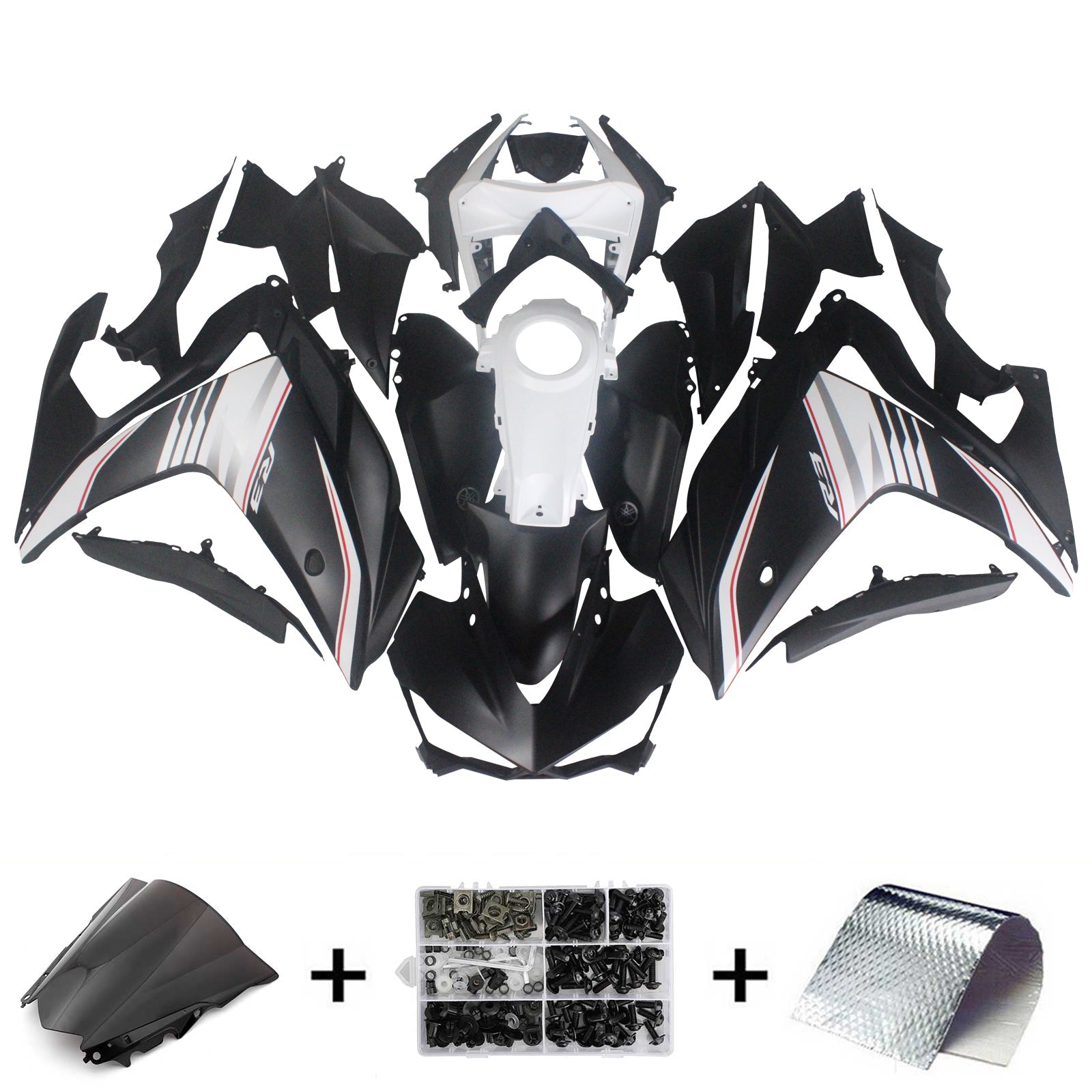 Kit de carenado para Yamaha YZF-R3 2014-2018 R25 2015-2017 Genérico