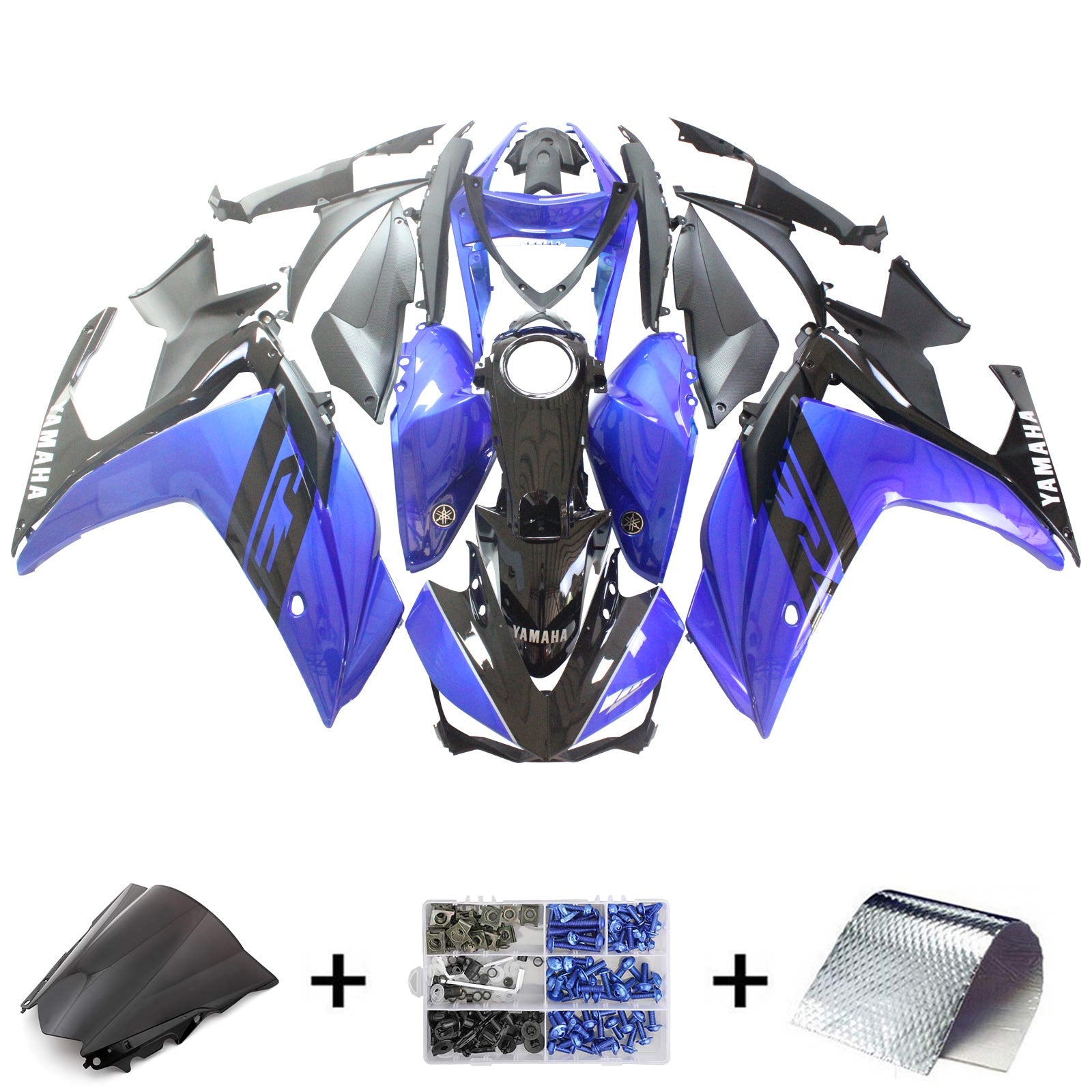 Kit de carenado para Yamaha YZF-R3 2014-2018 R25 2015-2017 Genérico