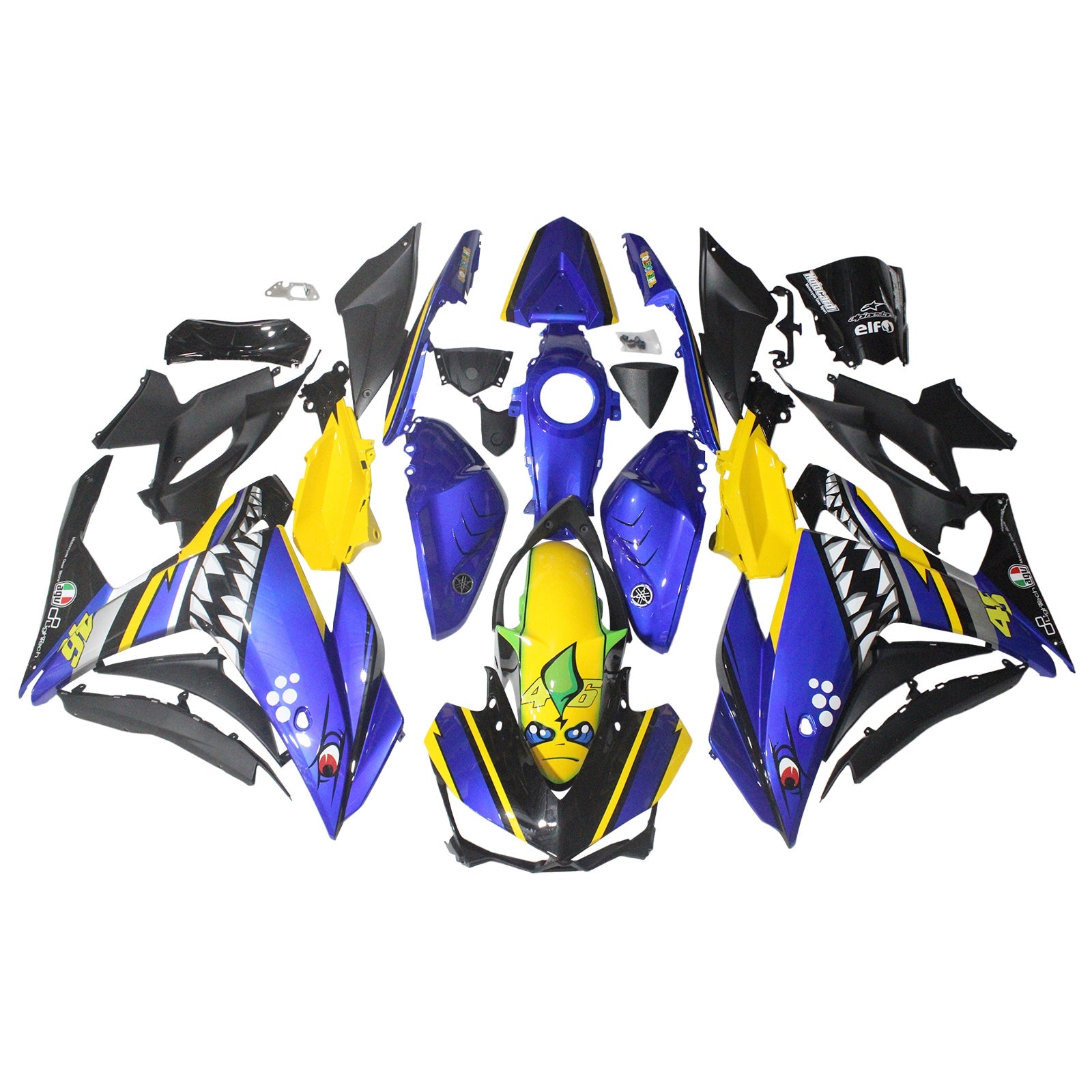 Yamaha YZF-R3 2014-2018 R25 2015-2017 Fairing Kit Bodywork ABS