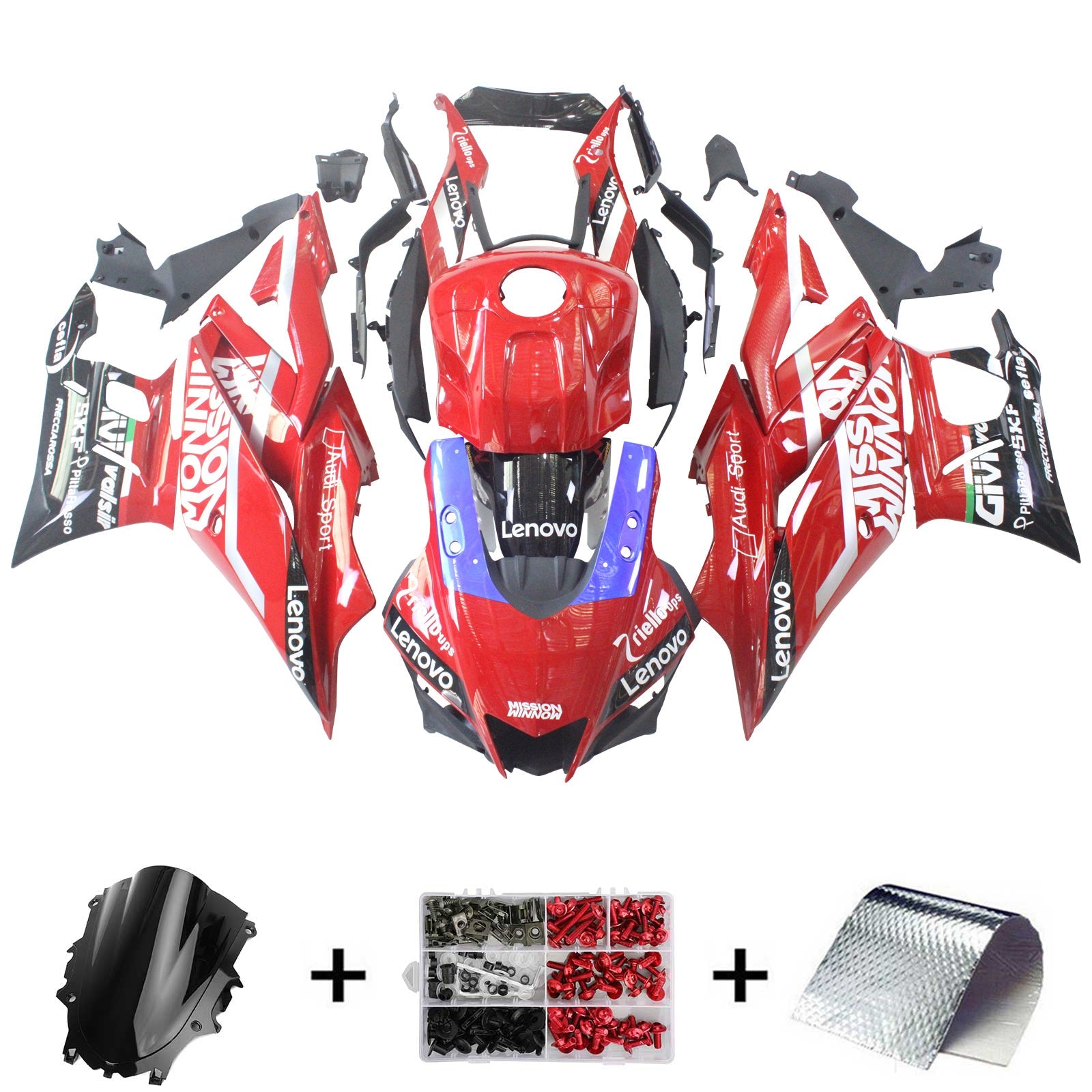 Kit de carenado para Yamaha YZF-R3 R25 2019-2021 Genérico