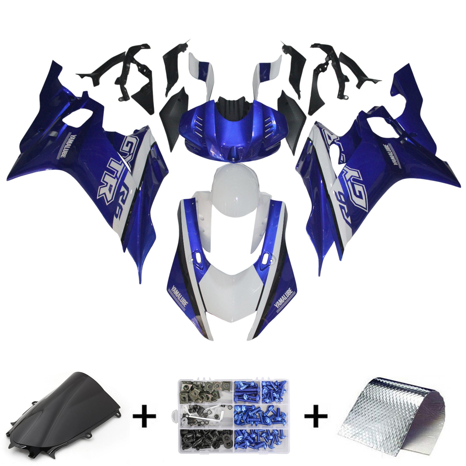 Yamaha YZF-R6 2017-2023 Fairing Kit Bodywork Plastic ABS