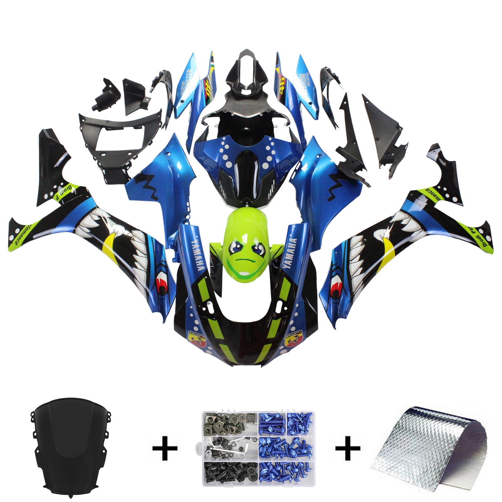 Yamaha YZF R1 2020-2024 Fairing Kit Bodywork Plastic ABS