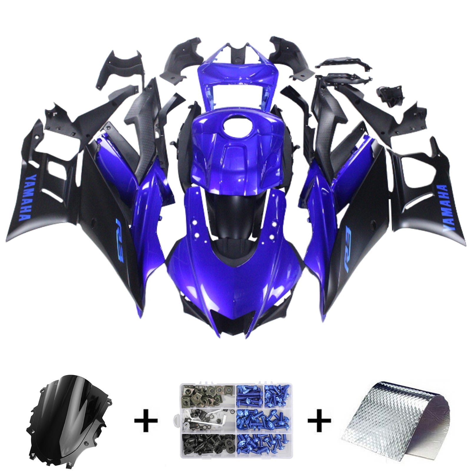 Yamaha YZF-R3 R25 2022-2024 Fairing Kit Bodywork Plastic ABS