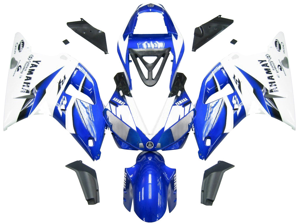 Fairings 2000-2001 Yamaha YZF-R1 Blue & White R1 Generic