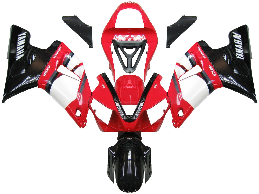 Fairings 2000-2001 Yamaha YZF-R1 Red White Black R1 Generic