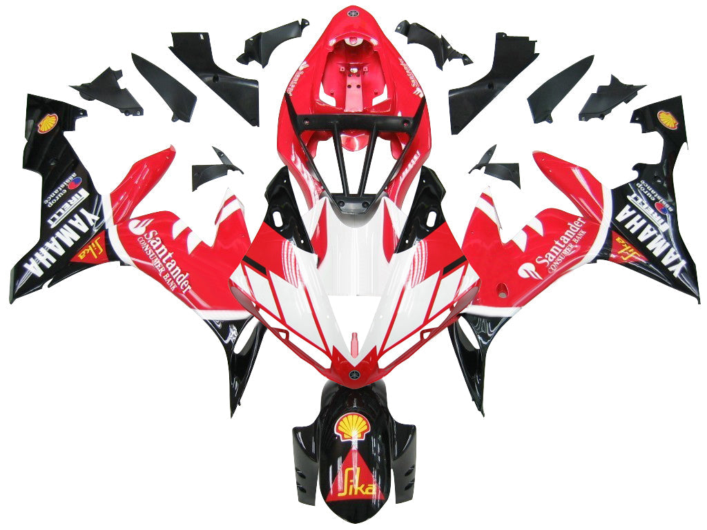 Fairings 2004-2006 Yamaha YZF-R1 Red Black Santander Generic