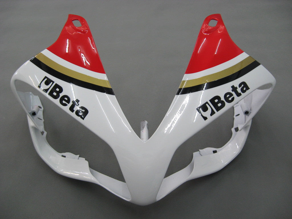 Fairings 2007-2008 Yamaha YZF-R1 White Red Lucky Strike Generic