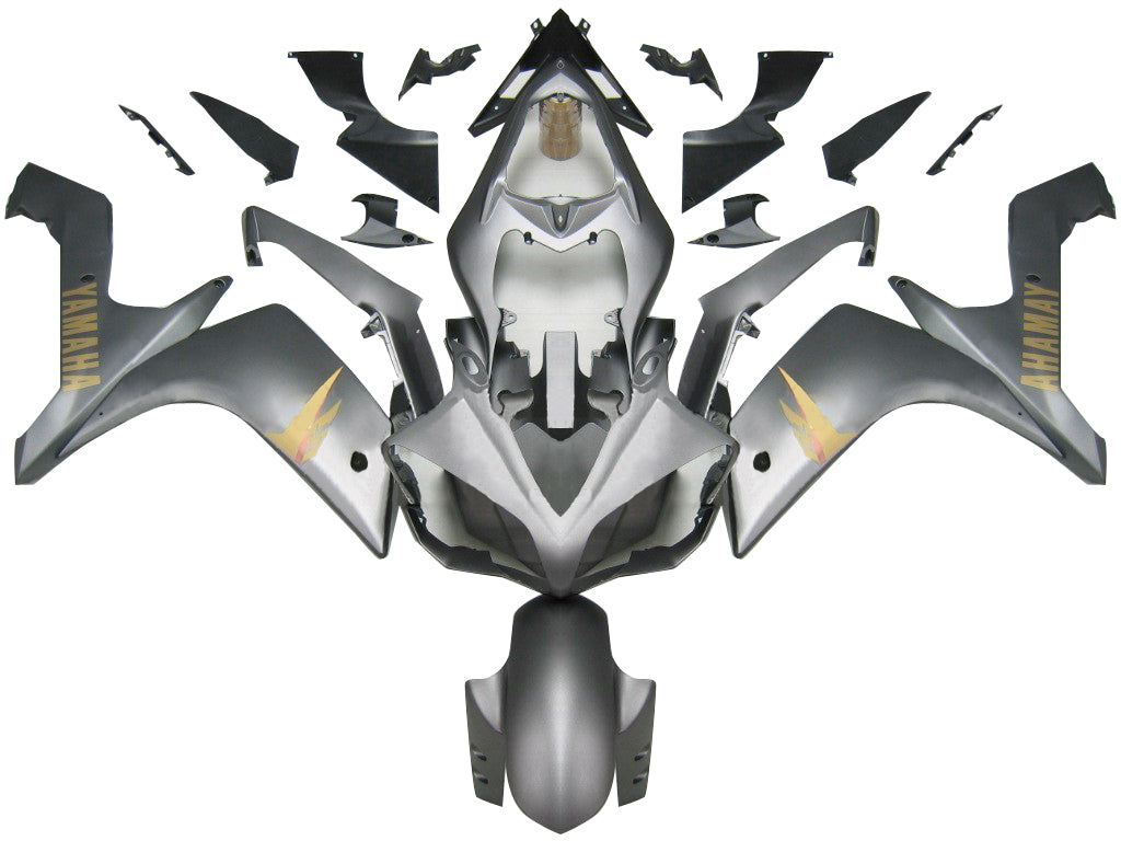 Fairings 2007-2008 Yamaha YZF-R1 Silver Matte R1 Generic