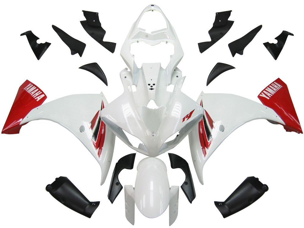 Fairings 2009-2011 Yamaha YZF-R1 White Red R1 Generic