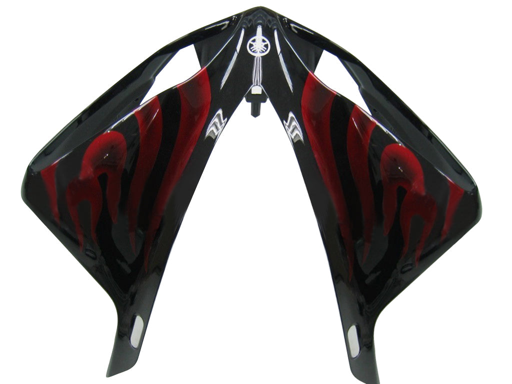 Fairings 2009-2011 Yamaha YZF-R1 Black & Red Flame Generic