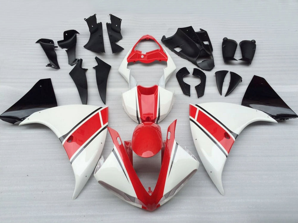 Fairings 2009-2011 Yamaha YZF-R1 White Red Black Generic