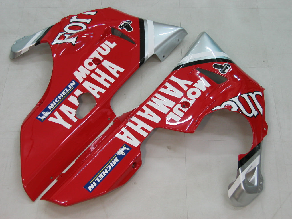 Fairings 1998-1999 Yamaha YZF-R1 Red Silver No.7 Fortuna Generic