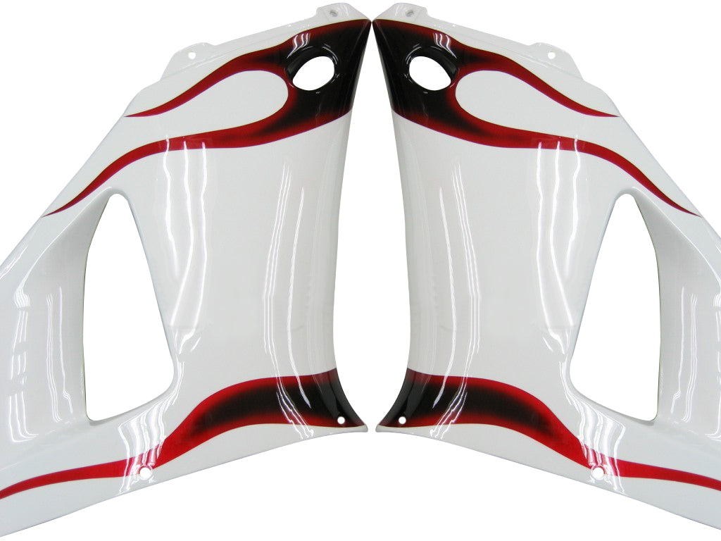 Fairings 1998-1999 Yamaha YZF-R1 White & Red Flame R1 Generic