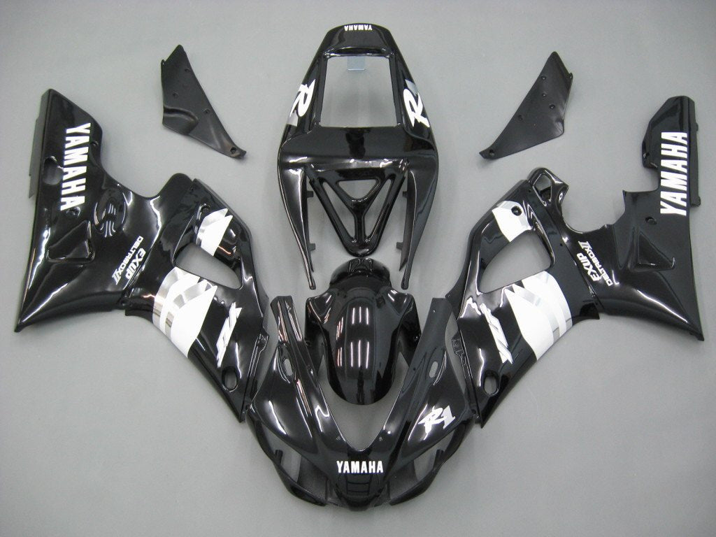 Fairings 1998-1999 Yamaha YZF-R1 Black White R1 Generic