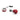 2x Custom Red Maltese Cross LED Turn Signal Light For Harley Motorcycle