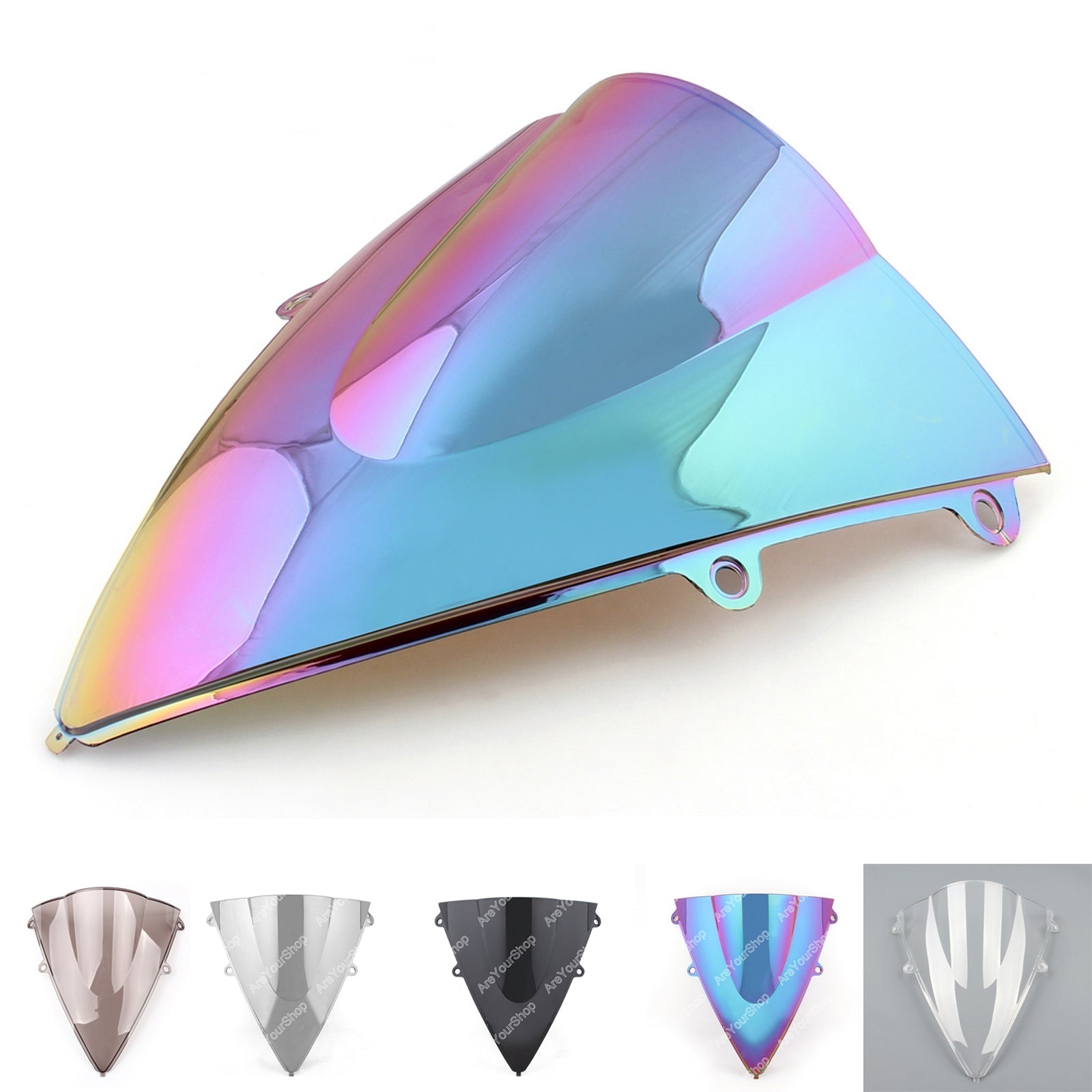 Windshield WindScreen Double Bubble For Honda CBR1000RR 2012-2015, 6 Color