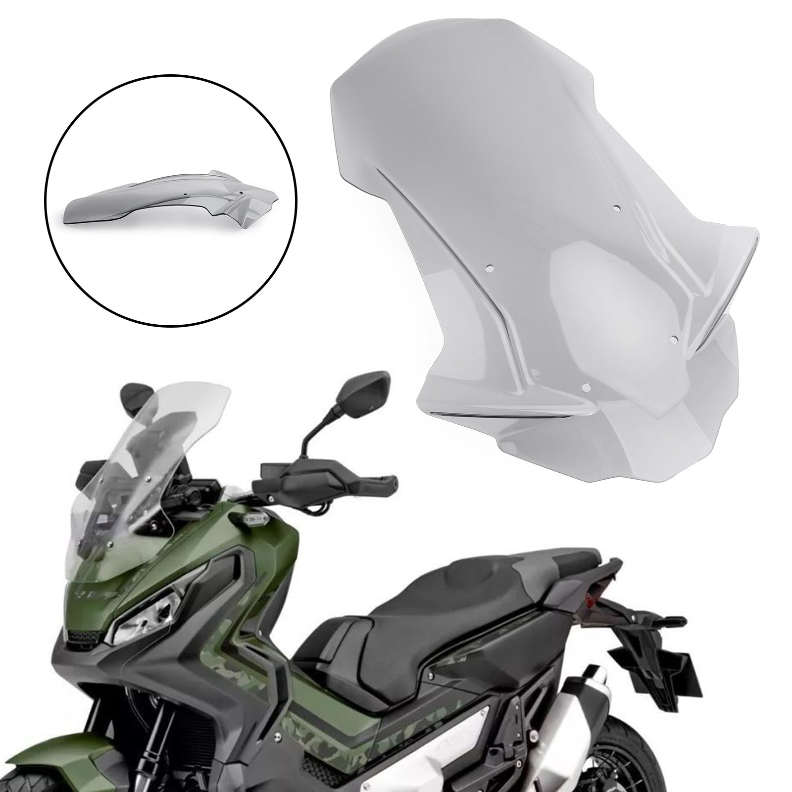 1 parabrisas de plástico ABS para motocicleta Honda 2107-2019 X-ADV 750 genérico