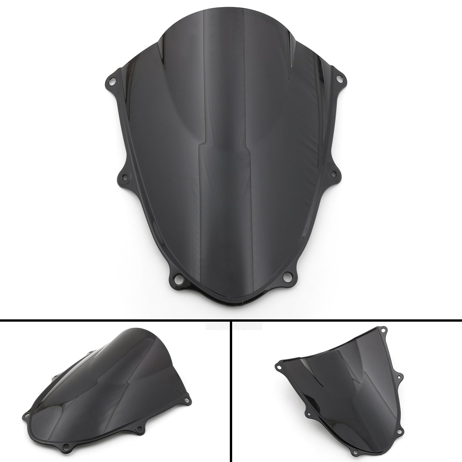 Parabrisas Parabrisas Para Suzuki GSXR 1000 GSXR1000 K17 2017-2022 Negro Genérico