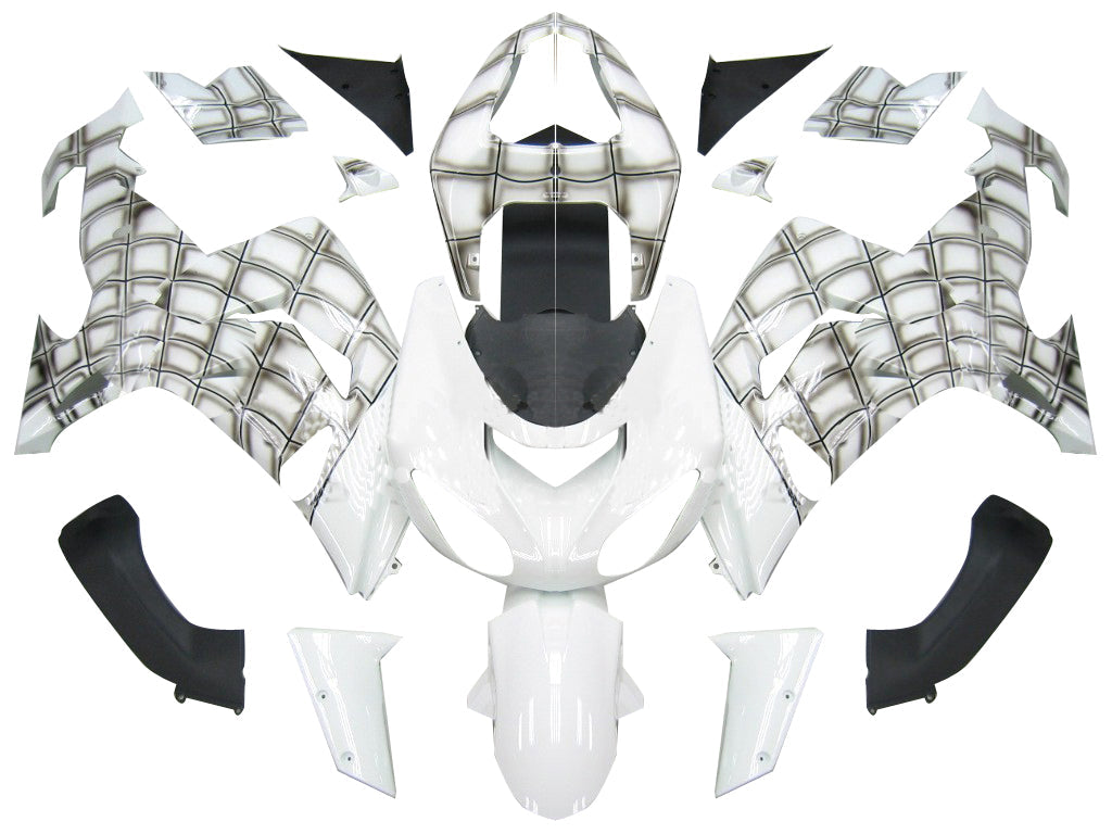 Fairings 2006-2007 Kawasaki ZX 10R White Spiderman Generic