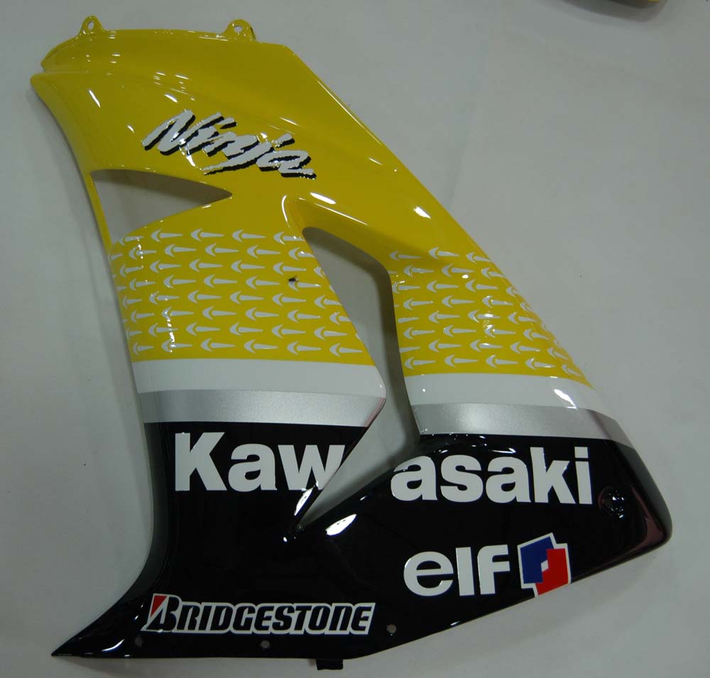 Fairings 2006-2007 Kawasaki ZX 10R Yellow Black No.56 Nakano Generic