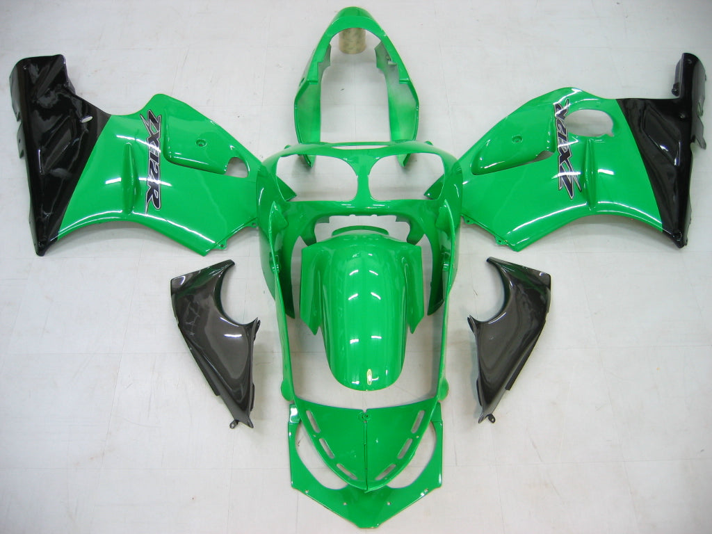 Fairings 2000-2001 Kawasaki ZX12R Green & Black ZX12R Generic