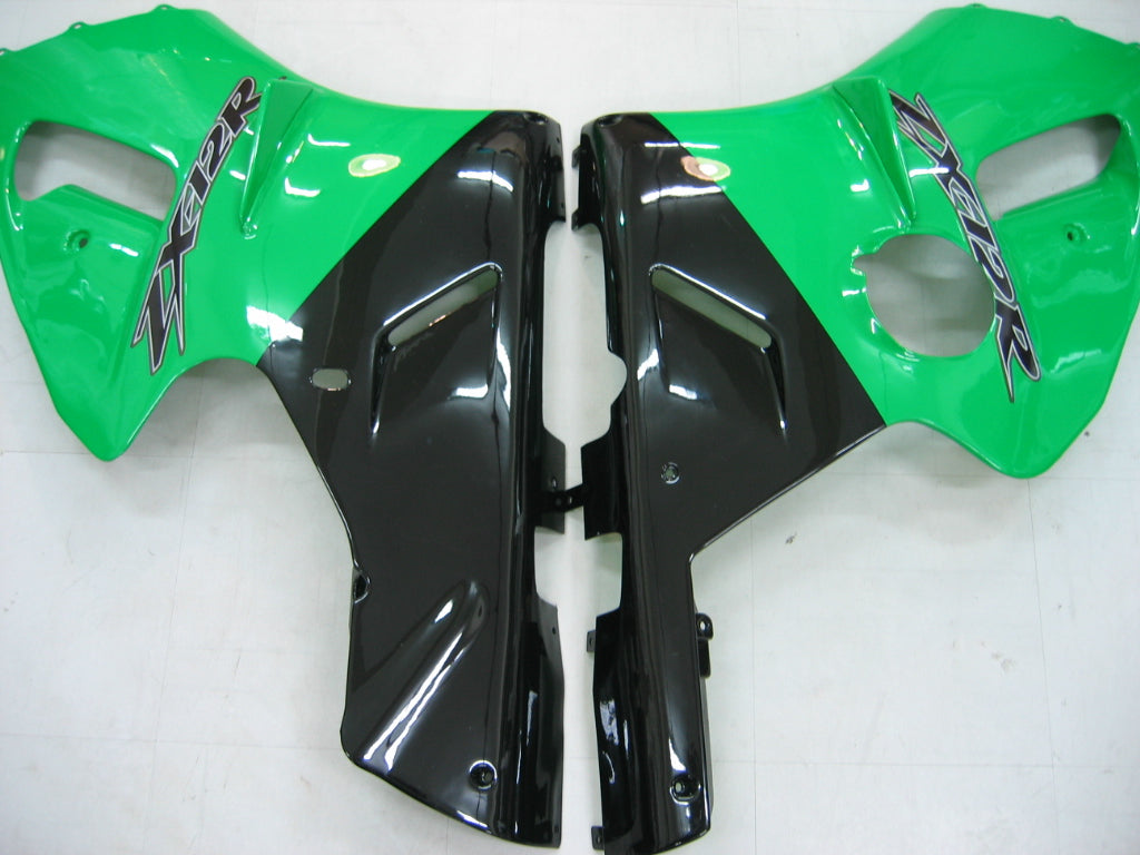 Fairings 2000-2001 Kawasaki ZX12R Green & Black ZX12R Generic